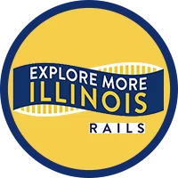 Logo for Explore More Illinois RAILS