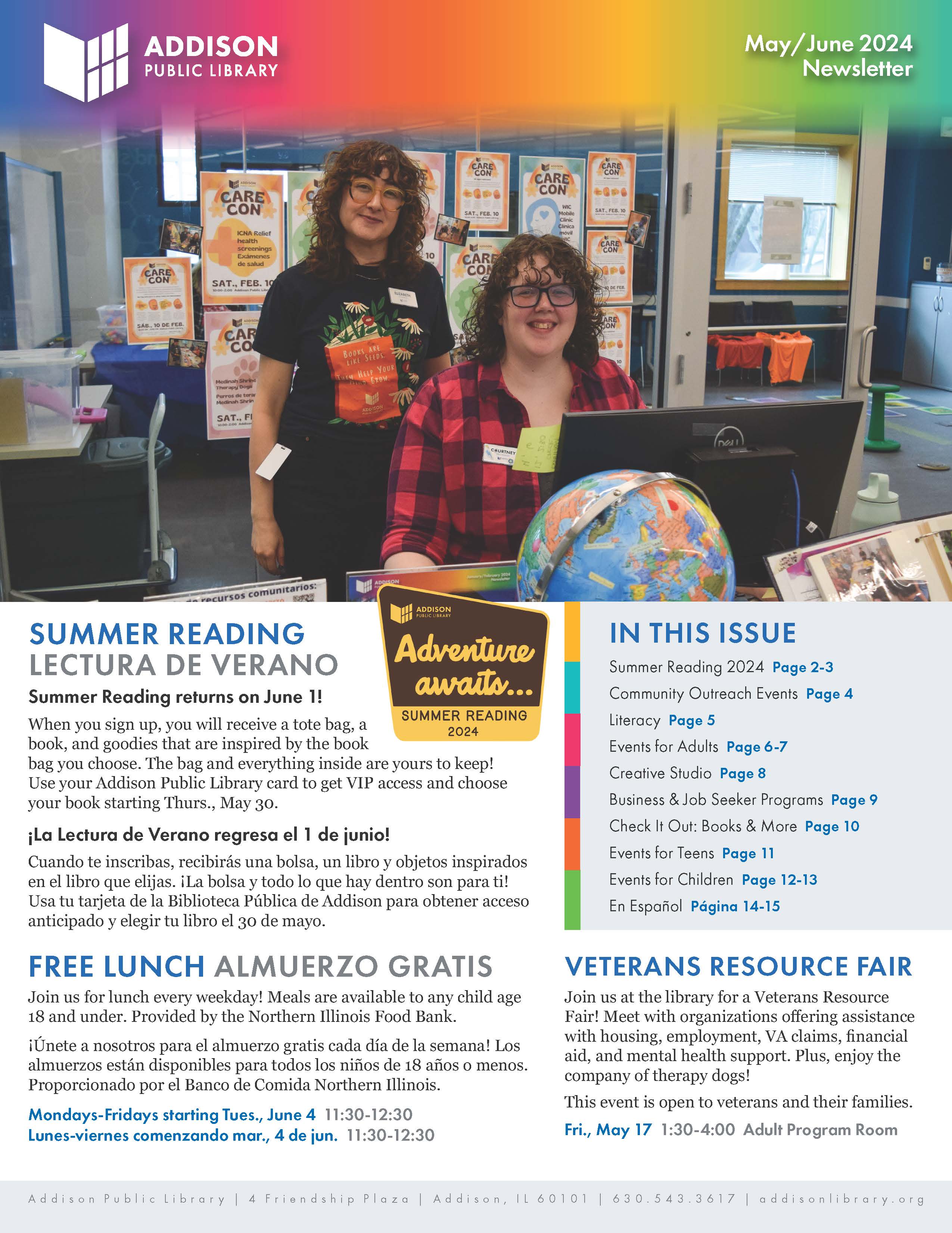 Cover of May-June Newsletter