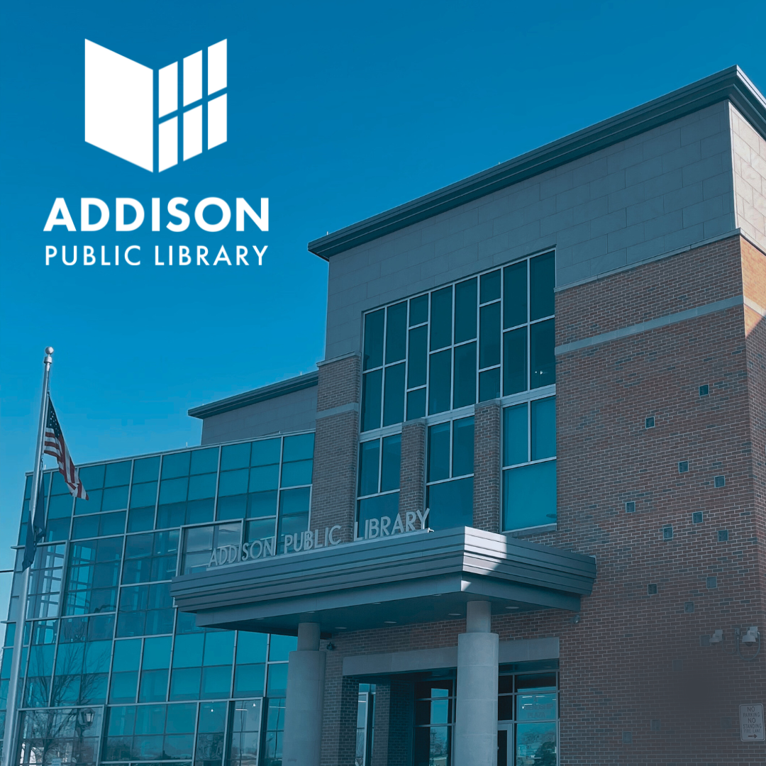 "Photo of exterior of Addison Public Library"