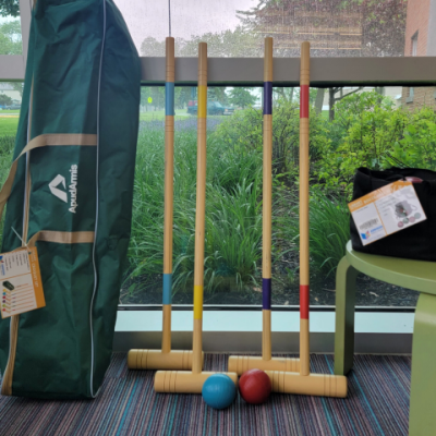 Photo of croquet set