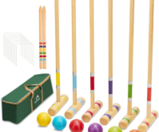 Photo of croquet set