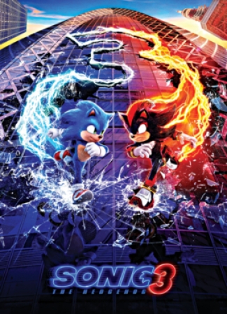 DVD cover for Sonic 3