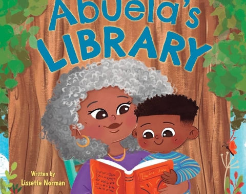 Book cover for "Abuela's Library"