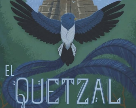 Book cover of "El Quetzal Azul" by Dennis Avelar